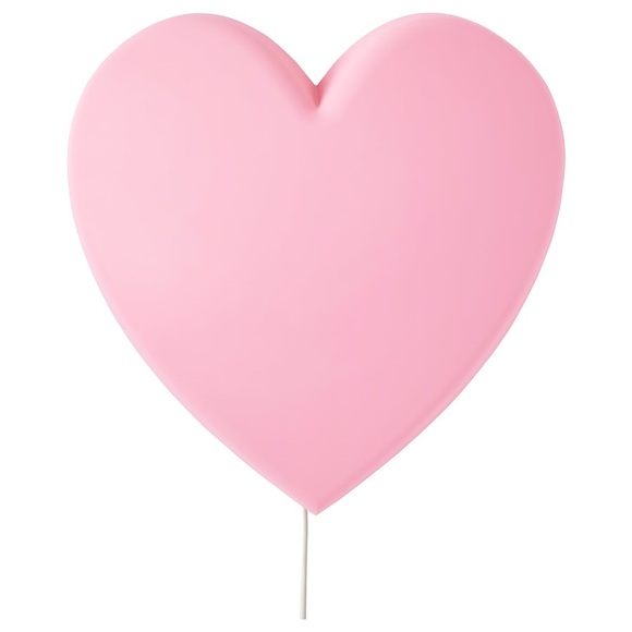 IKEA Other - NIP IKEA UPPLYST LED Wall Lamp Heart Pink NEW